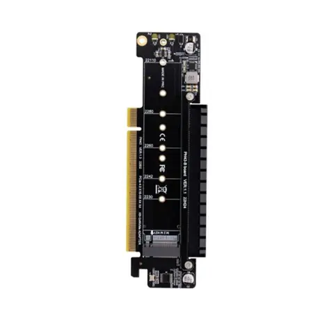 Carte d'extension PCIE X16 M.2 NVME x2 Inport PCIE, carte étendue M.2 vers NVME SATA, adaptateur carte d'extension