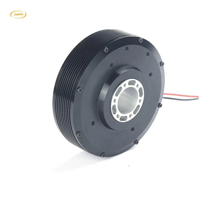 Jupiter Custom 24V Ptz Gimbal Motoren Permanente Magneet Borstelloze Dc Buitenste Rotor Dc Motor Met Encoder Voor Robot Toepassing