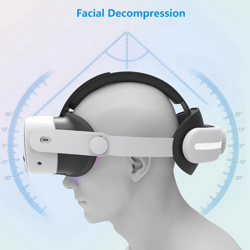 For Meta Quest3s Adjustable Headband High Elastic Sponge Does Not Press The Face VR Accessories Quest 3 Headband