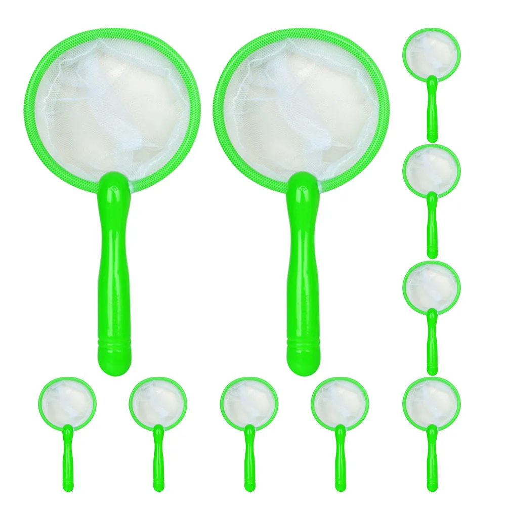 

Набор из 12 легких пластиковых сачков для ловли рыбы для детей, для игр в бассейне и ванне, игрушки для купания