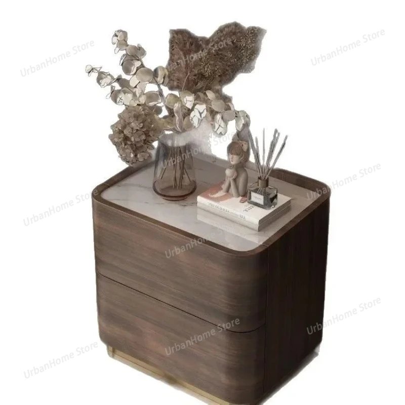 

Nightstands Bedside Table Side Organizer Bed Desk Storage Cabinets Corner Nightstands Drawer Criado Mudo Furniture Bedroom