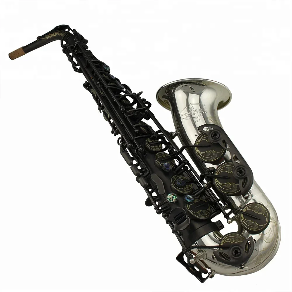 Matt Black Silver Bell Reference 54 Saxophone Alto