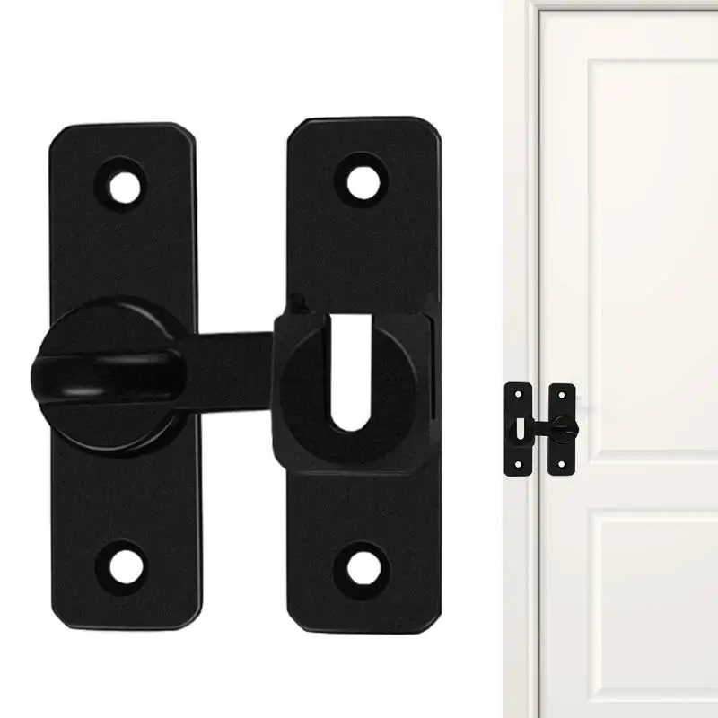 

Дверные замки и защелки сарая, 90-градусный замок для раздвижных дверей сарая, защитные защелки из нержавеющей стали, инструмент для защиты бытовых ворот для