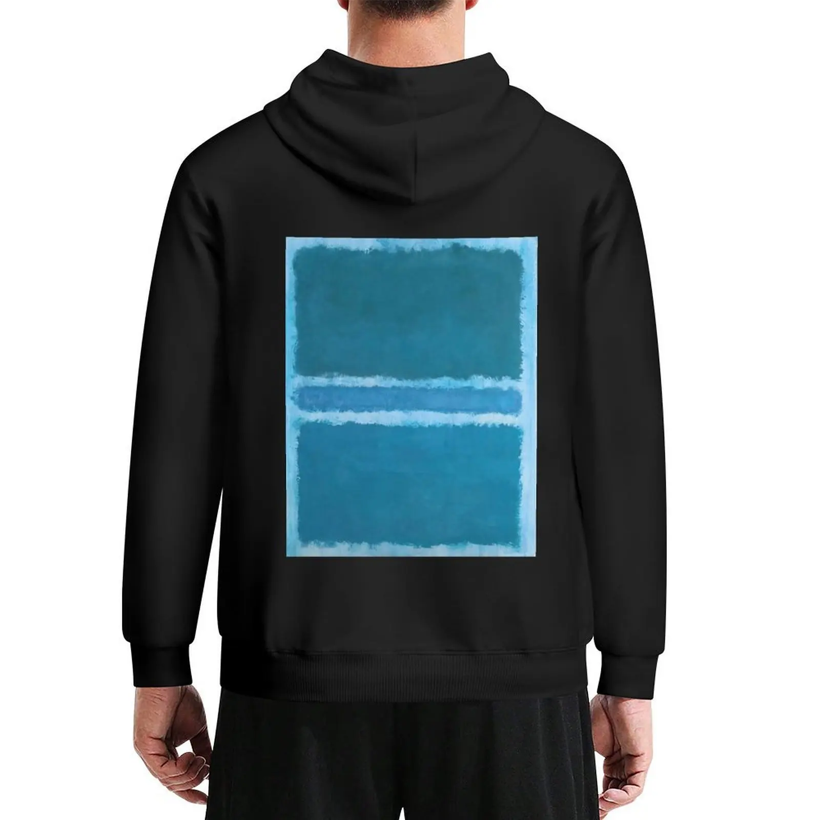 

Mark Rothko - Untitled (Blue Divided by Blue) Hoodie hooded shirt japanese style autumn men's hoodie sweatshirt