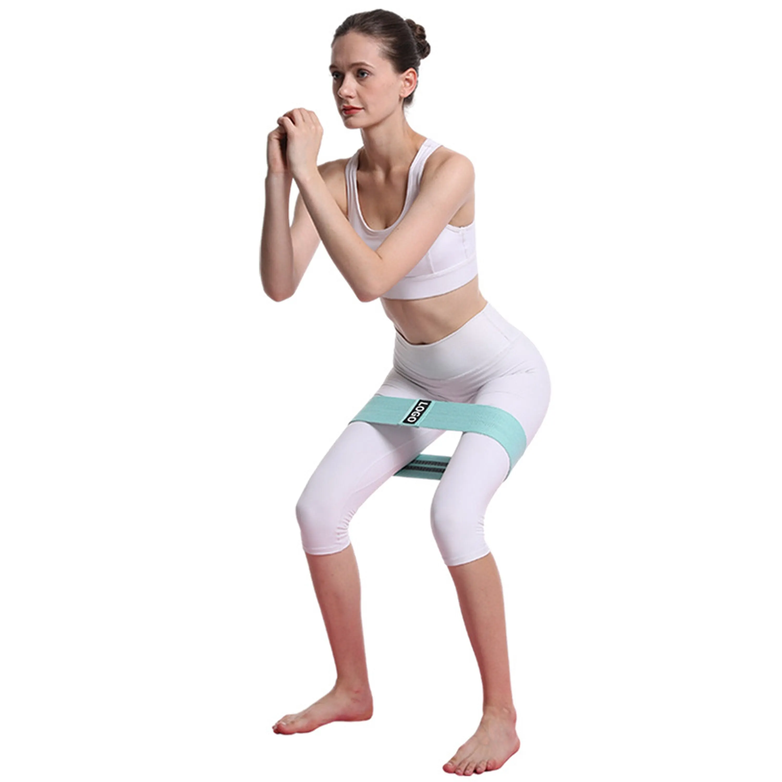 Fitness Beauty Body Squat Hip Stretch Latex Yoga fascia elastica