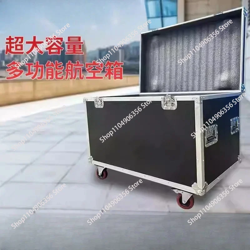 for Cable Wire Storage Trunk Shockproof Tool Box Flightcase Flycase Stage Lighting Equipment Flight Case with Wheels