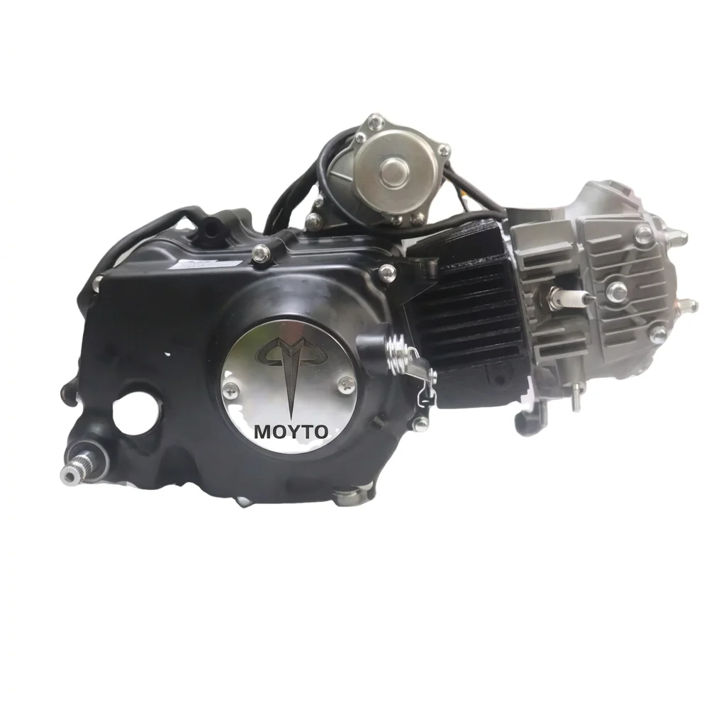 110cc/125cc 4-Stroke Air-Cooled Complete Motorcycle Engine Assembly, CDI Ignition Manual Clutch With Electric And Kick Start