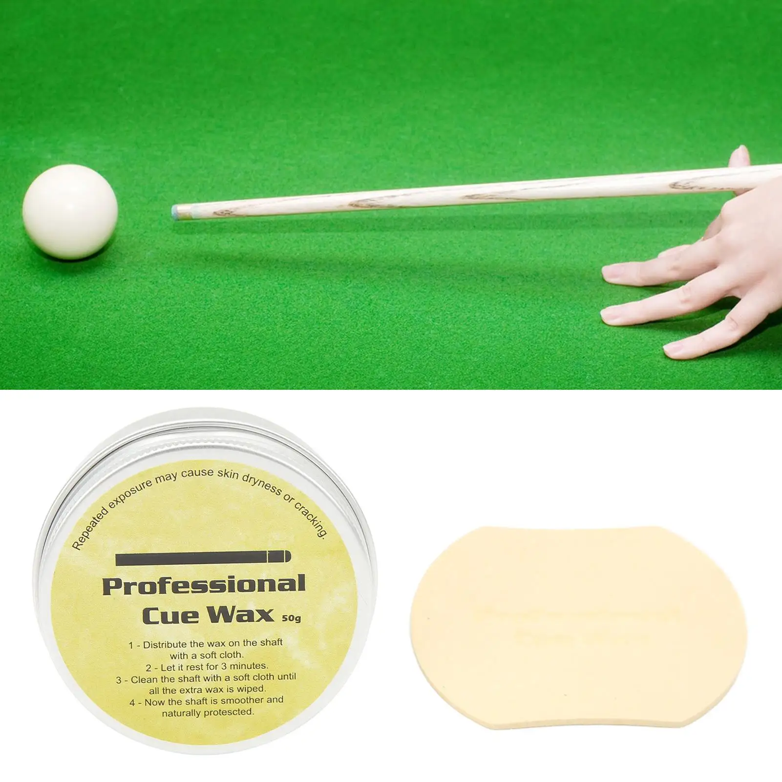 Easy-to-Use Pool Shaft Wax Stick for wooden Shafts - Enhance Performance & Longevity