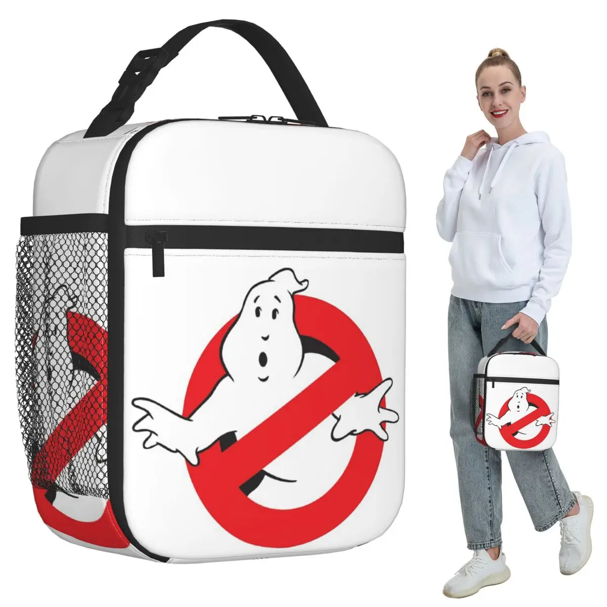 Ghostbusters Monster Movie Ghost Busters Insulated Lunch Bag School Cooler Thermal Food Box Tote Portable Lunch Boxes Container