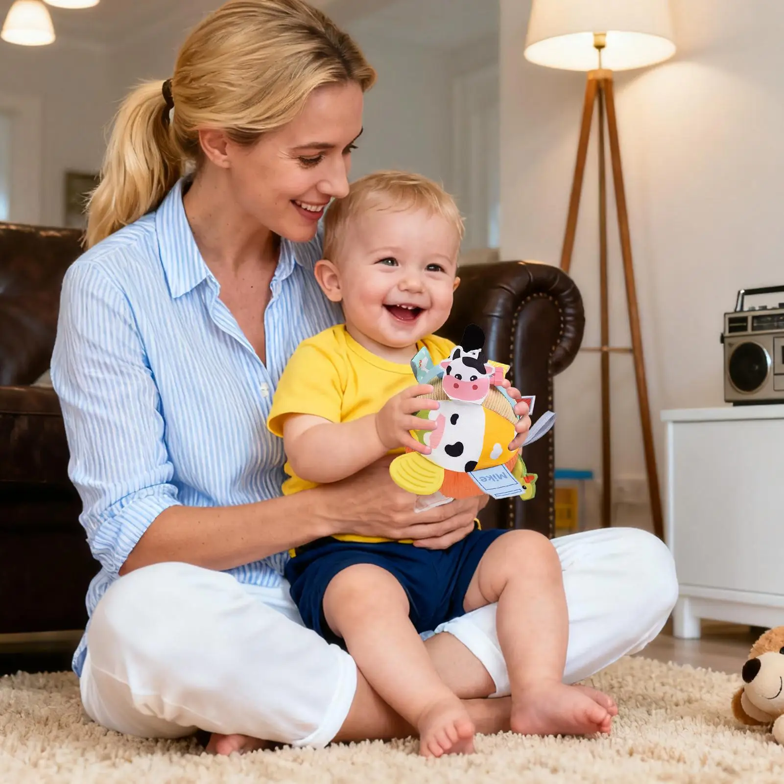 Palla da bambino Palla da presa facile Giocattolo da masticare strutturato per 0-6 mesi Afferrare la mano Sviluppo delle abilità motorie Gioco sensoriale Apprendimento della dentizione