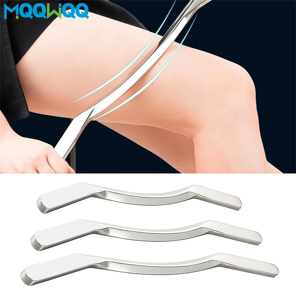 1 Stuks Roestvrijstalen Lange Bar Gua Sha Schrapen Massage Tool Voor Het Verlichten Van Pijnlijke Spieren Grote Mobilisatie Van Zacht Weefsel Tools