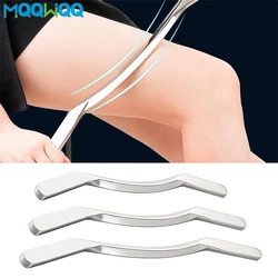 Outil de Énergie Gua Sha à Longue Barre en Acier Inoxydable, Accessoire de Grattage pour les Muscles endoloris de la Veille de Charleroi, Grands Tissus Doux, Outils d'Alimentation Naturelle, 1 Pièce