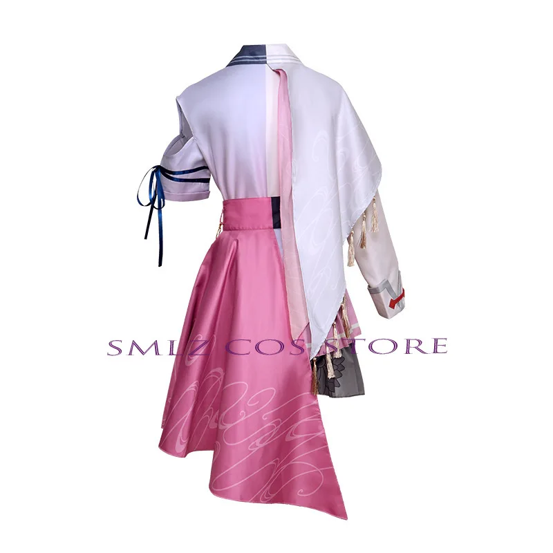 Project Sekai Cosplay Costumes pour filles, robe rose, perruque imbibée, fête d'Halloween, tenues de jeu, 4e Ootori Emu Otori Emu