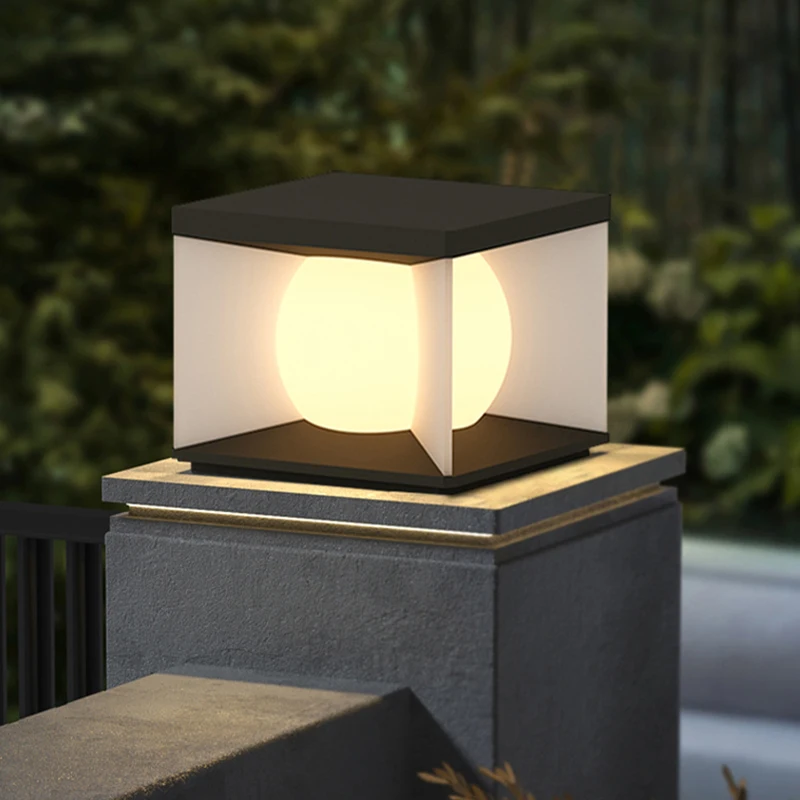 

Luminous ball light solar LED column light outdoor lighting non solar light outdoor garden decoration outdoor garden light