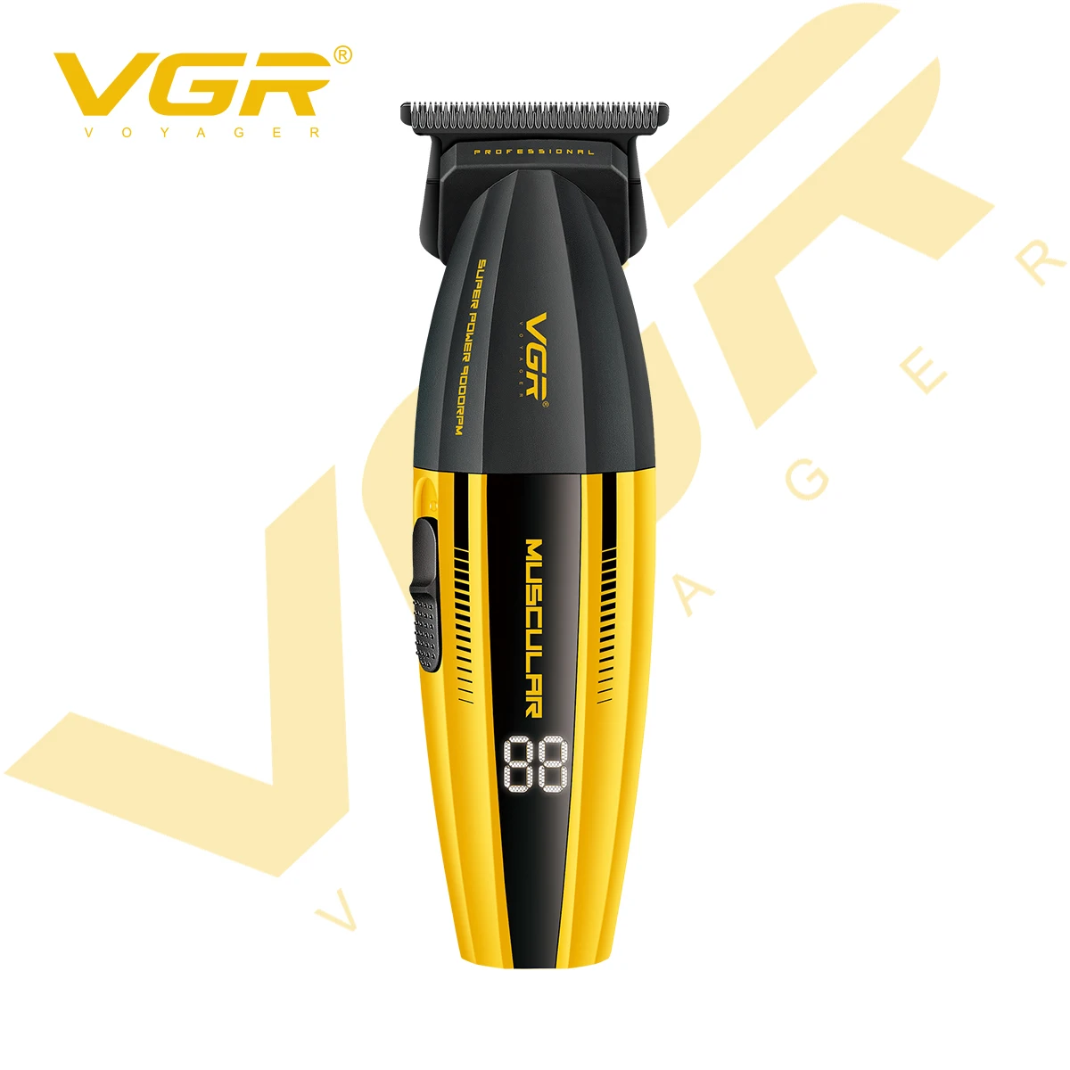 

VGR V-285T professional high-end hair clipper metal mecha wind men's electric push hair salon home oil head carving electric pus