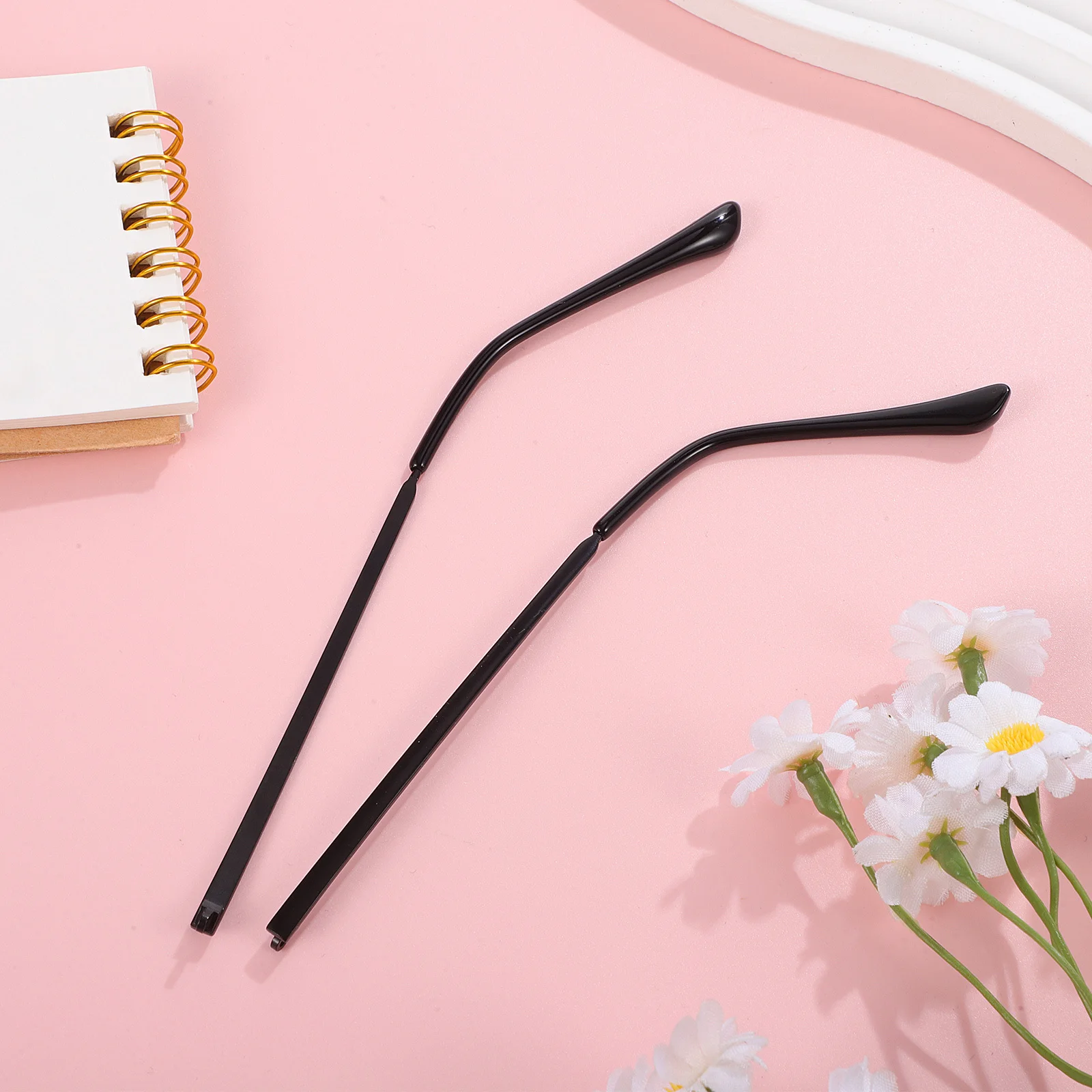 1 زوج النظارات المعدنية معبد استبدال الأسلحة للنظارات الشمسية القراءة إطار نظارات دائم العالمي صالح النظارات إصلاح أجزاء