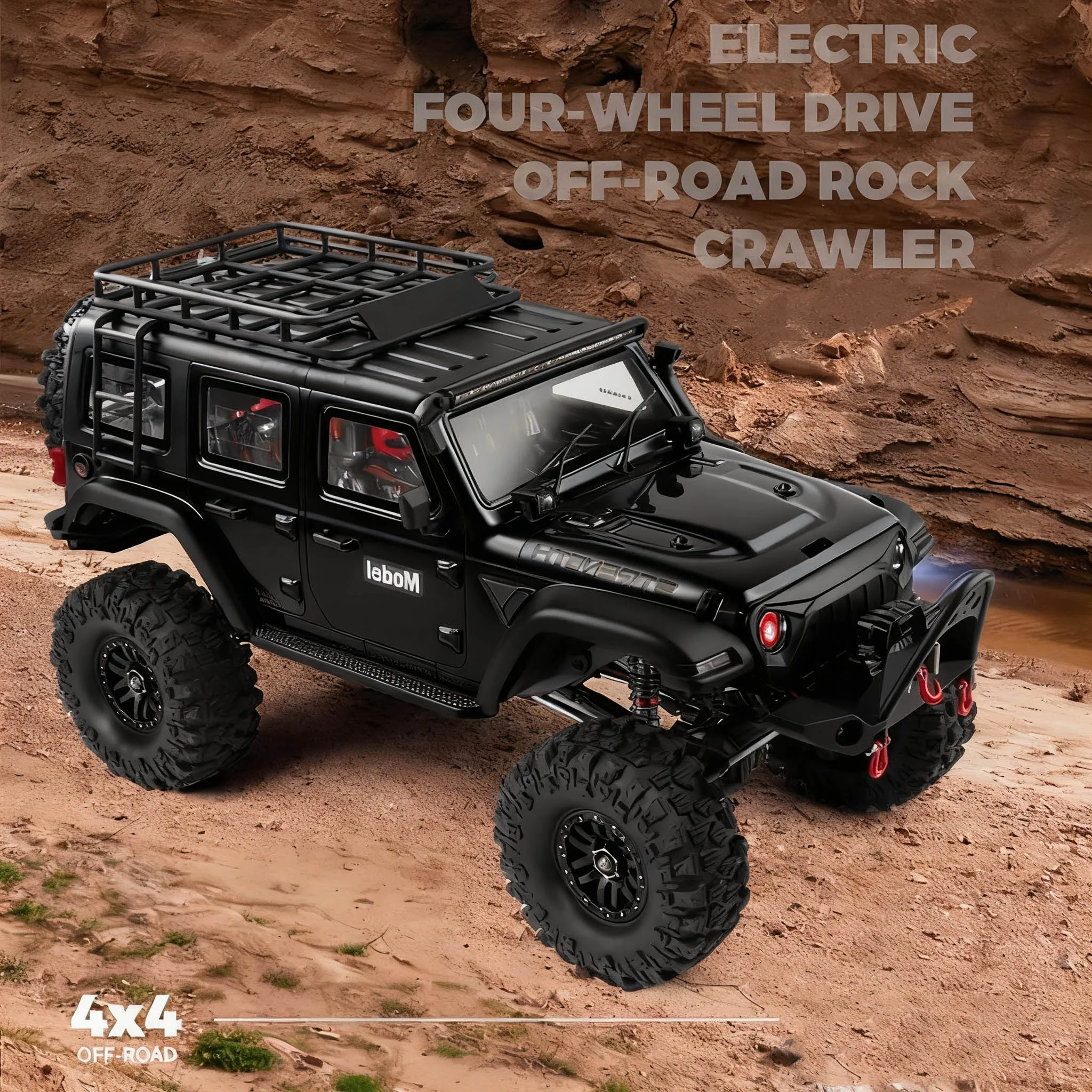 

1/10 WLTOYS 104006 4WD RC Car with two-speed transmission 550 carbon brush motor High Speed Front rear differential locks RTR Rc