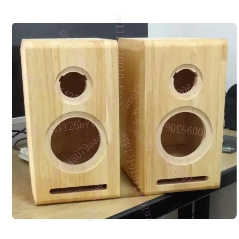 2Inch 3in 4inch Maze Wooden Speakers Are Customized, Computer Desktop Empty Box, Bookshelf, and A Pair of Stereos Are DIY.
