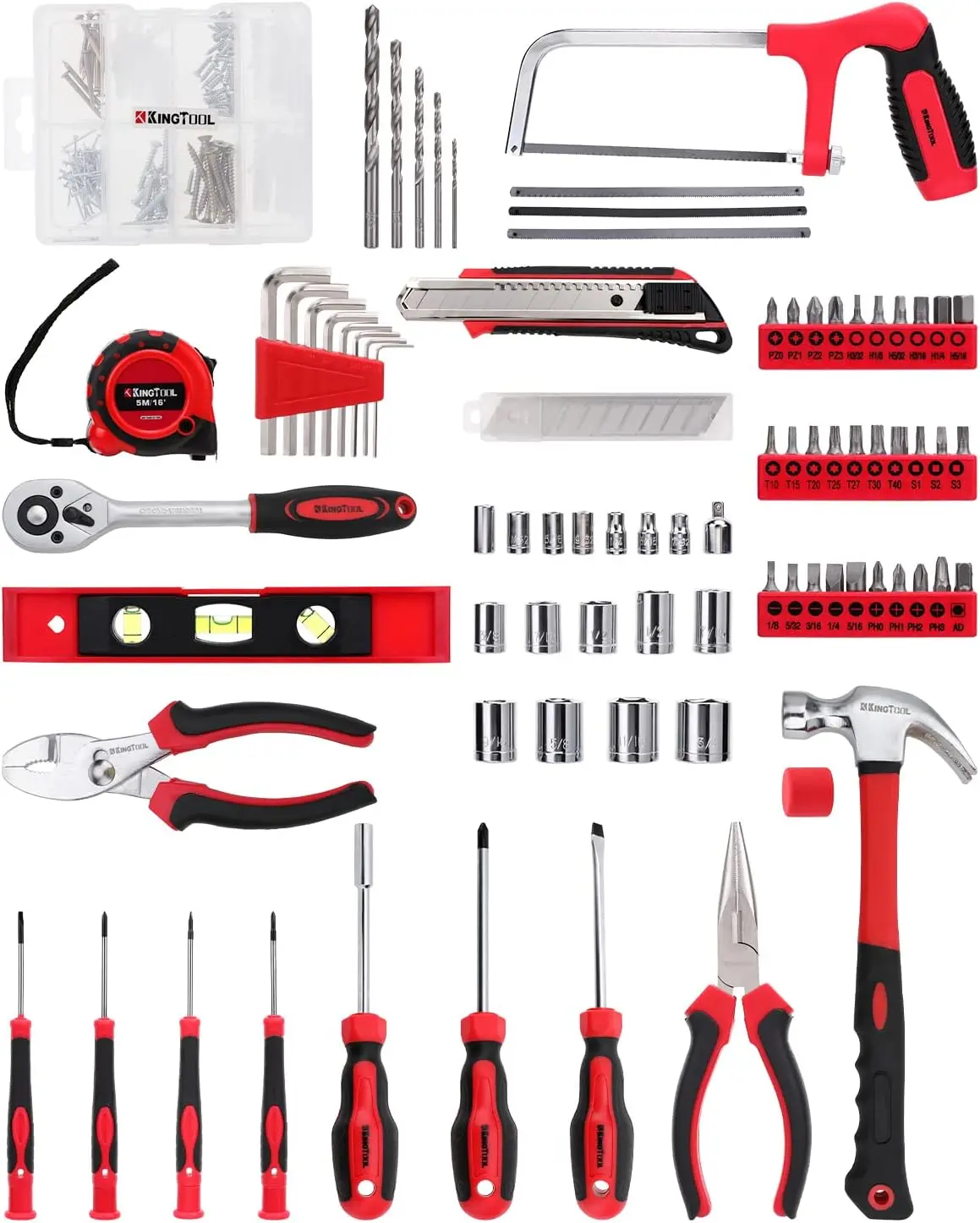 Home Repair Tool Kit 226 Piece General Home/Auto Repair Tool Set General Mechanic Tool Set General Household Tool Kit Perfect fo