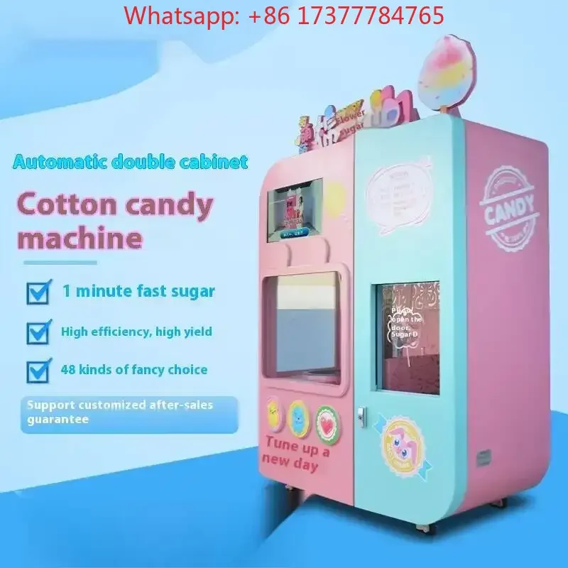 one of the best Automatic Cotton Candy Commercial  Selling Machine Scenic Area Shopping Mall Investment Cotton Candy