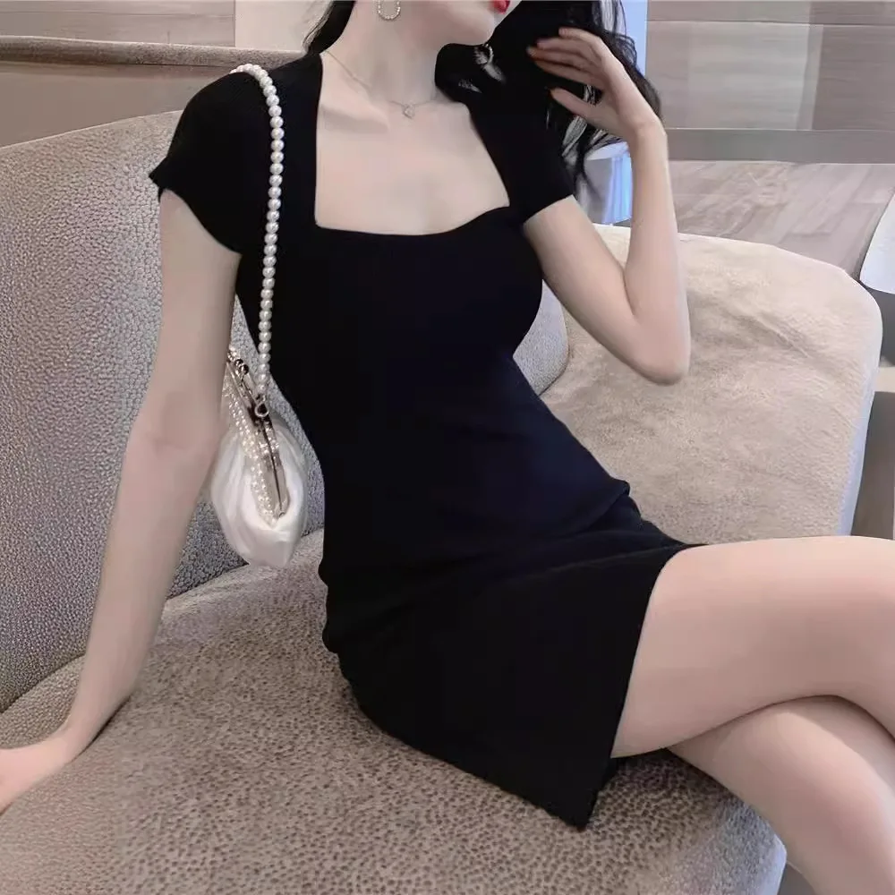 

3194 Unruly Beauty~ Petal Collar Revealing Collarbone Mature Two-Way Wear Off-Shoulder Sexy Dress