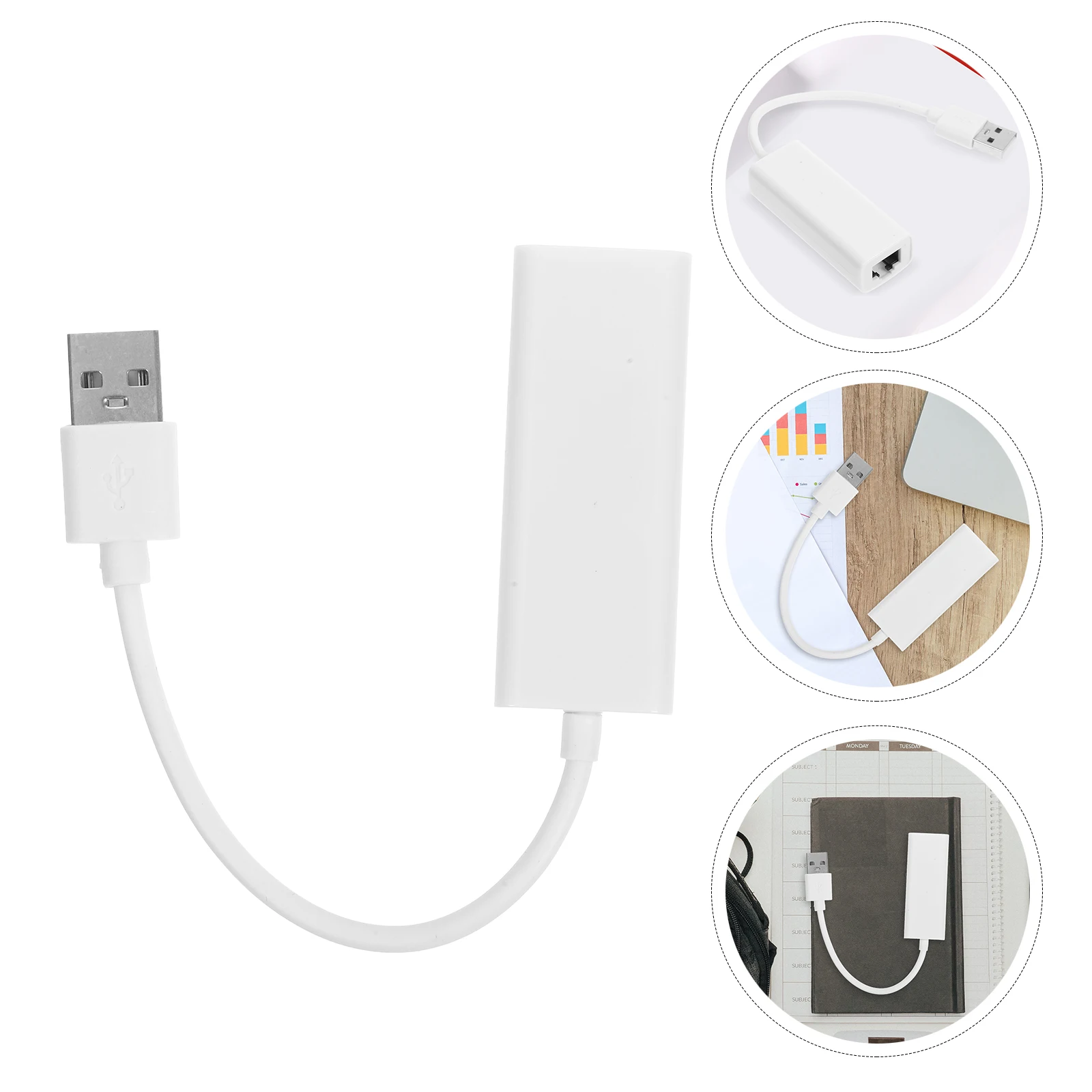 

Network Card Adapter 2.0 External Driver Free USB to Gigabit Ethernet Converter 1000M White Laptop Accessory USB Gadgets