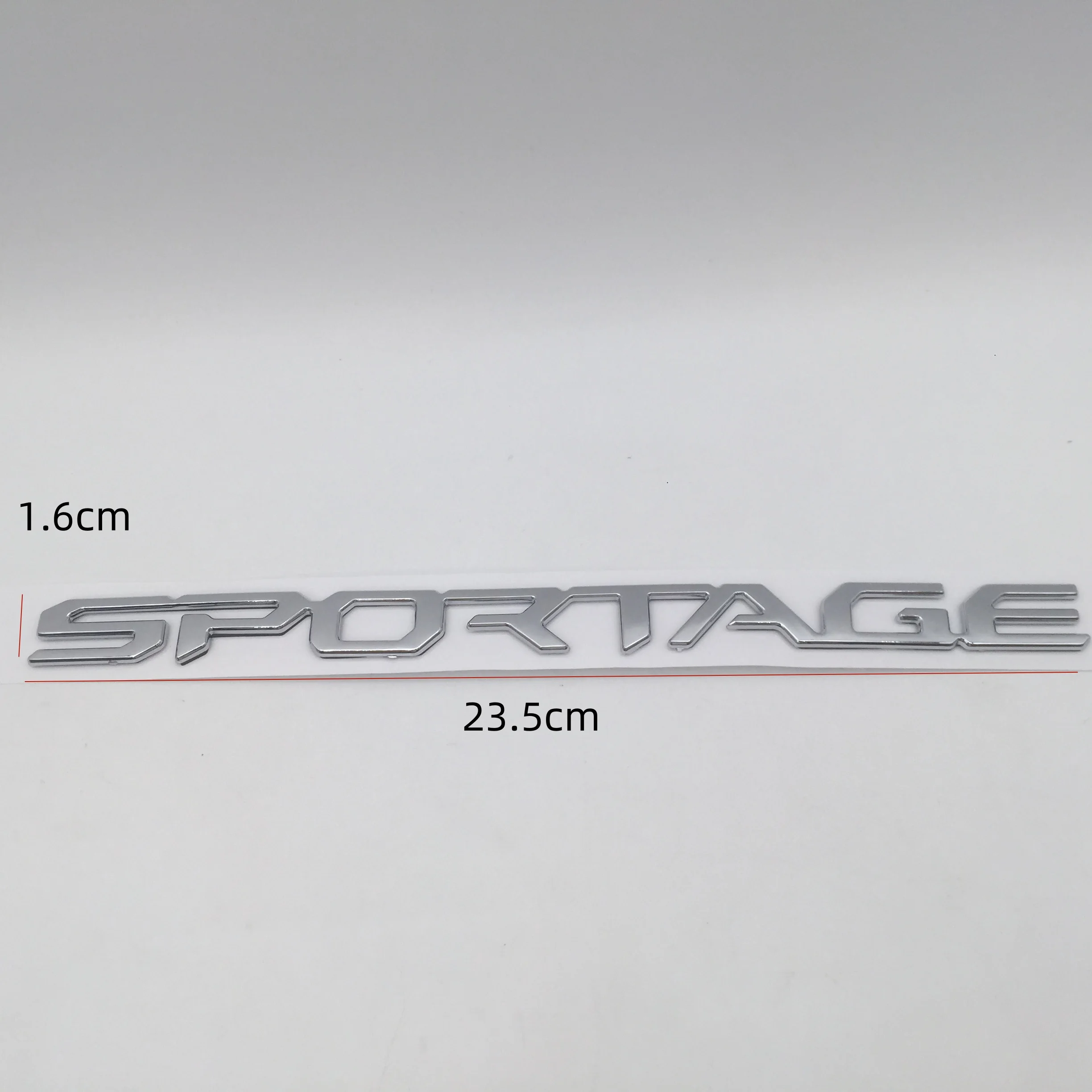 1pcs ABS SPORTAGE car letters Fender side Emblem Rear tail trunk badge sticker Decal styling auto Accessories