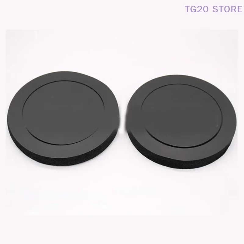 2 قطعة أسود 6.5 بوصة المطاط رغوة مكبر صوت للسيارة حلقة باس مكبرات الصوت الصوت حلقة عزل ذاتية اللصق