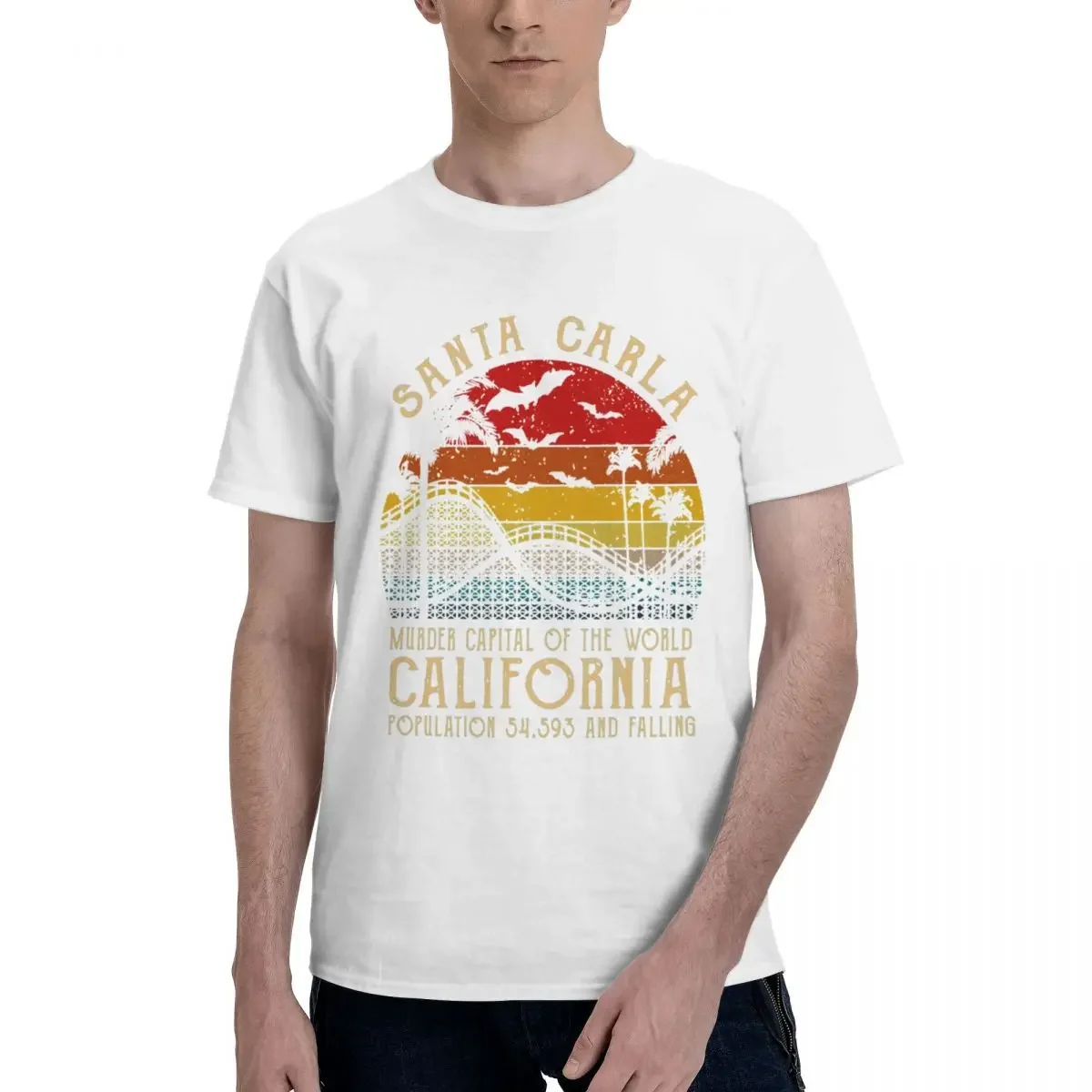 Lost Cotton Tshirt For Men Women Santa Carla The Boys Murder Capital Horror T Shirt harajuku graphic t shirts men clothing