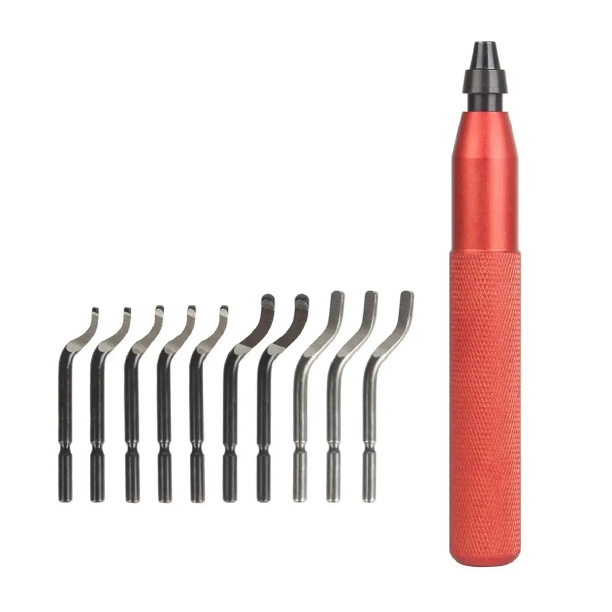 Promotion R3000 Deburring Tool Deburring System Handle Hand Deburring Tool Kit with Various Replacement Blades for Metal PVC A