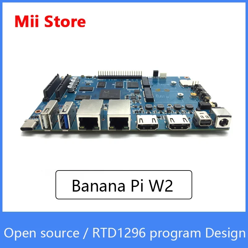 Banana Pi BPI W2 Smart NAS Router, RTD1296 chip design Compatible with Raspberry PI 3