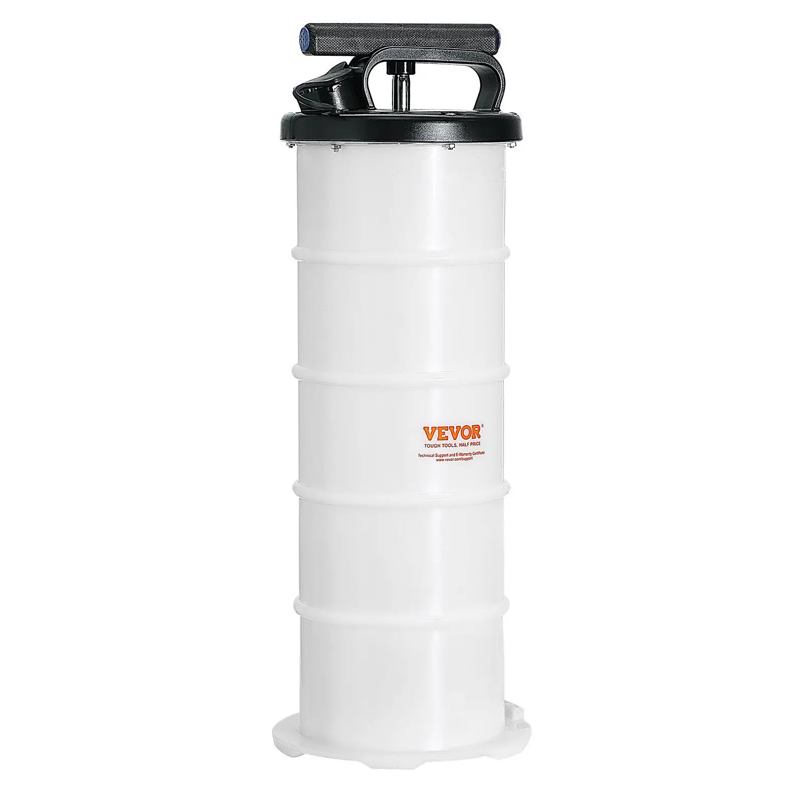 

Manual Oil Extractor 1.74 Gallons Hand Operated Fluid Pump with Hose for Automotive Vacuum Evacuation