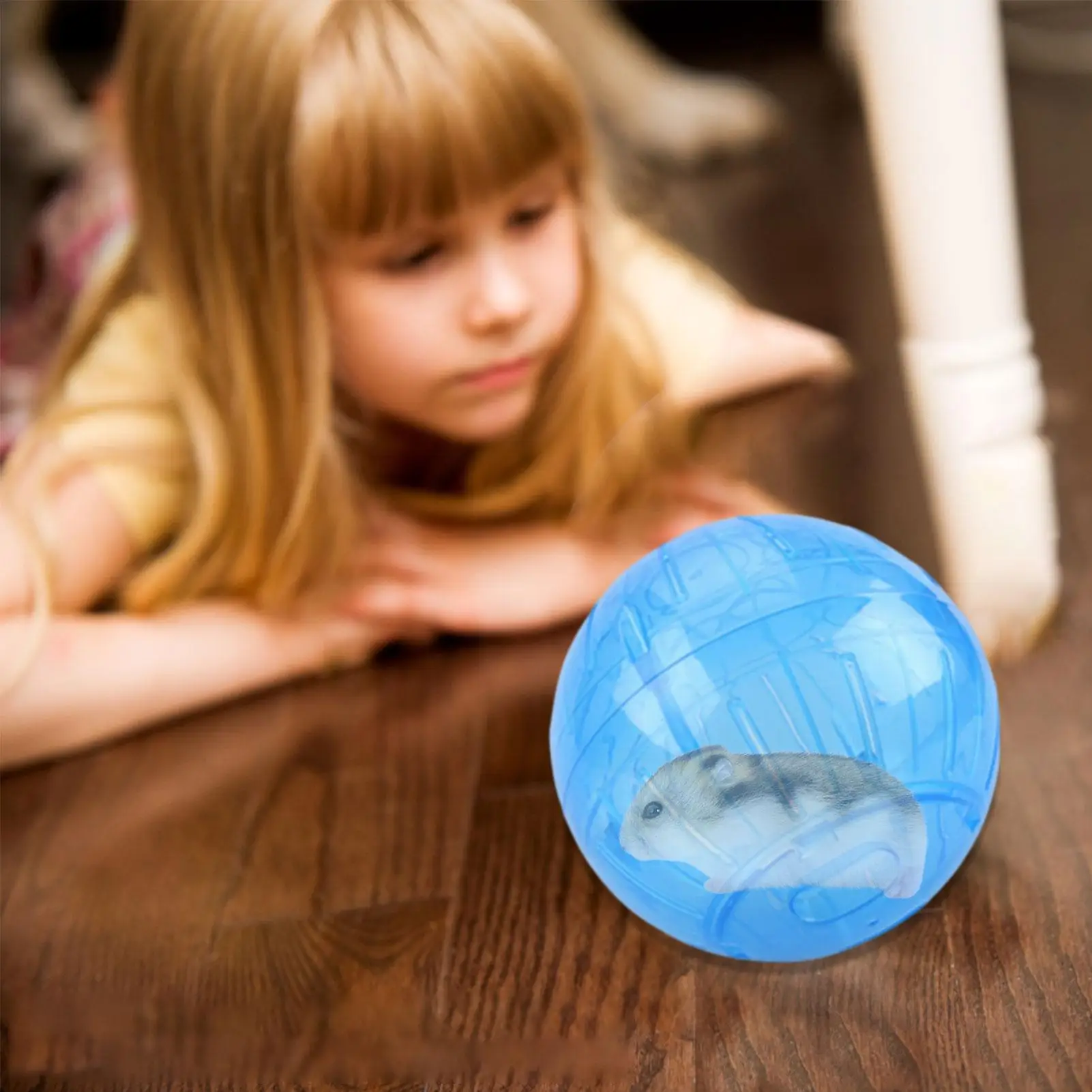 Acrylic Hamster Exercise Ball Hamsters Running Toy For Syrian Hamster Small Pets Clear Crystal Run Wheel Safe Pet Supplies view 5
