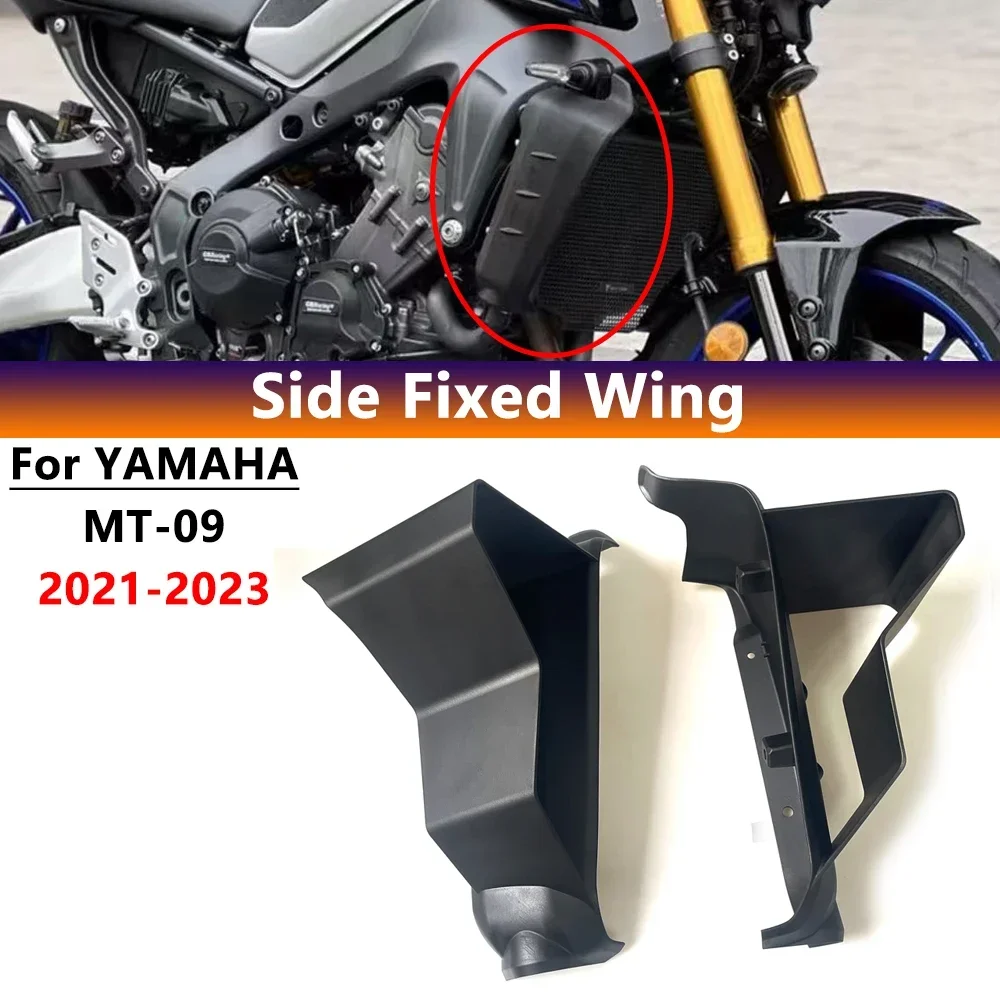 

For Yamaha MT-09 MT09 SP 2021-2023 Side Wing Side spoiler FRONTAL SPOILERS Front spoiler Lower spoiler flank fixed wing