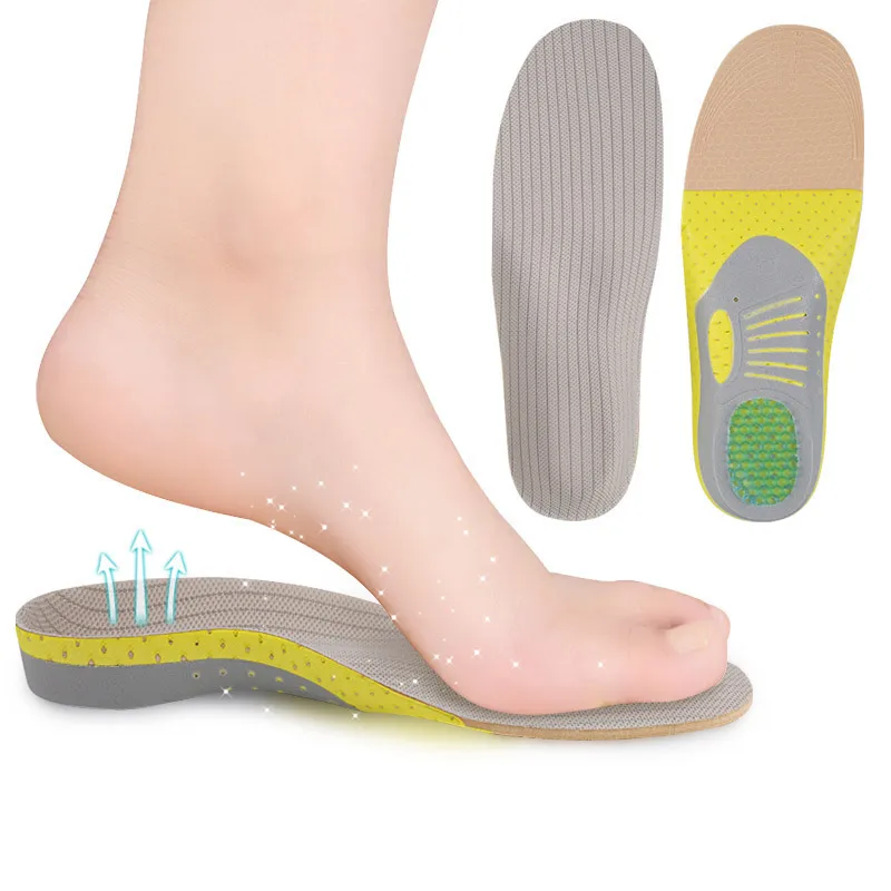 

Quality Orthopedic Gel Insoles with Premium Arch Support Mesh Orthotic Foot Pads for Low Arch To Flat Feet Plantar Fasciitis