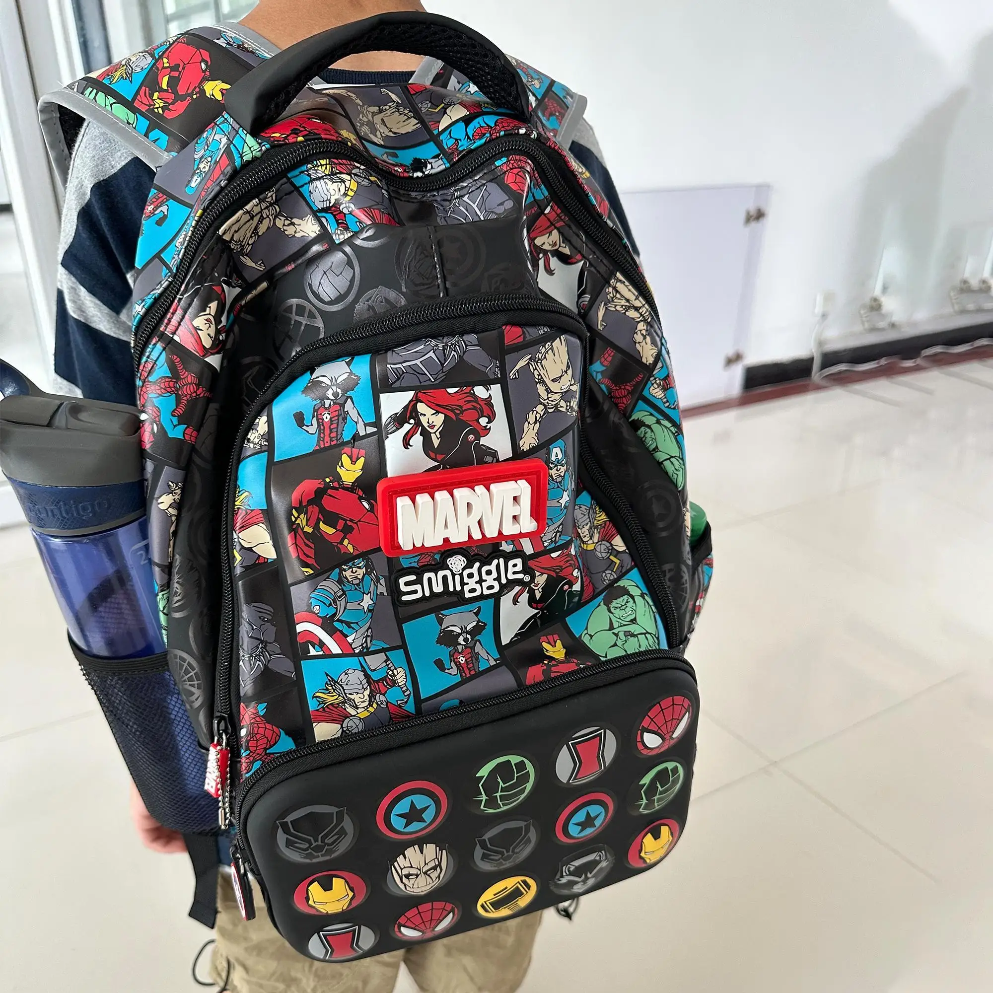 Australia Smiggle Oryginalna seria Disney Mermaid Marvel Lekka torba szkolna o dużej pojemności Plecak studencki Prezenty