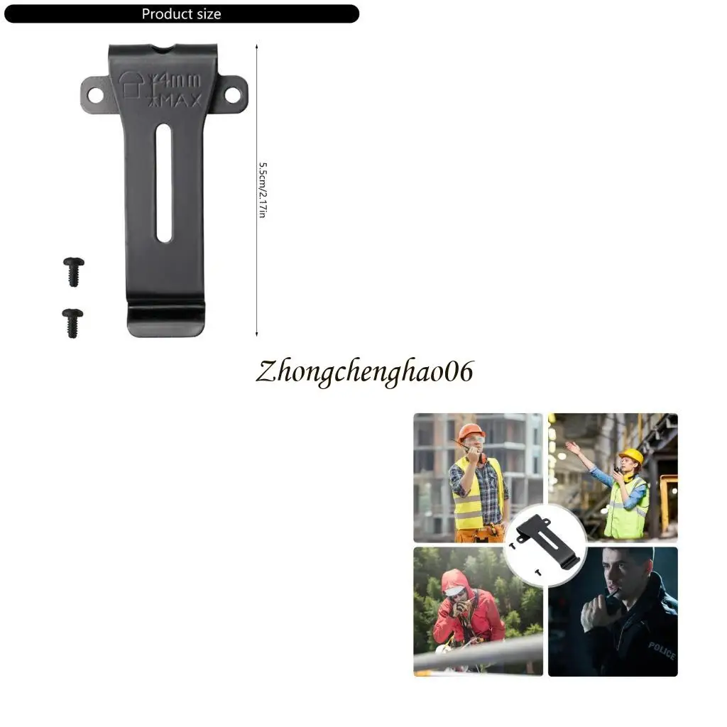 High Strength Plastic Belt Clip Clamp Fit for Reliable Two Way Radios Attachment 601F
