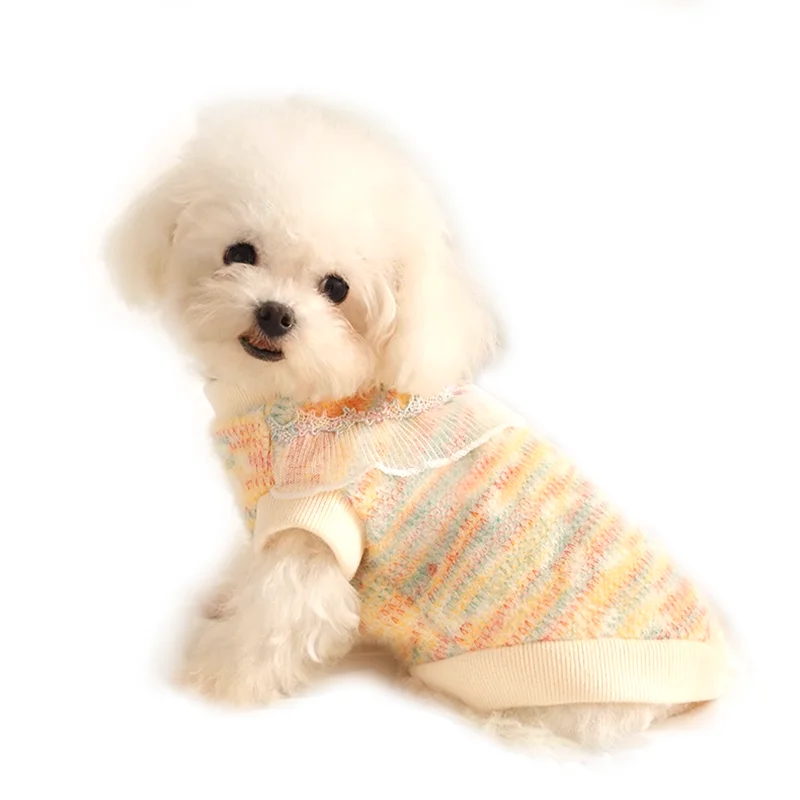

Dog Cat Clothes Autumn Winter Sweater Small Dog Kitten Winter Coat Teddy Bichon Pet Clothing Warm Winter Wear for Dogs Cats Home