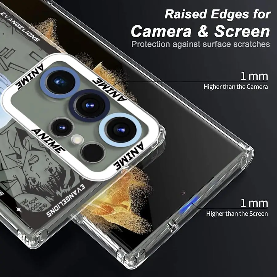 G-Genesis E-Evangelions Case for Samsung Galaxy S24 Ultra S20 FE S21 S22 S23 Ultra 5G S10 Plus Note 20 Ultra 10 Plus S23 FE Soft