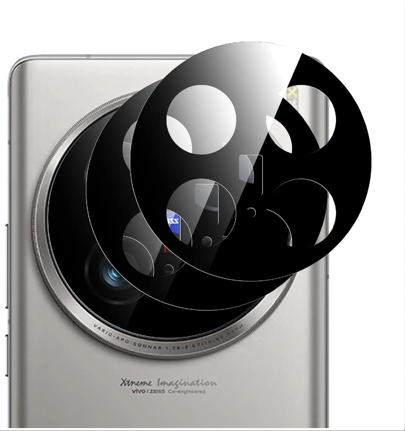 

Black Camera Lens Screen Protectors for VIVO X100 Pro X100S Ultra Back Glass Protective Film For Vivo X200 Pro Mini