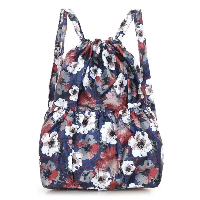 Sac à dos de poche en nylon pour femme, sac de sport de plein air, sac de grande capacité