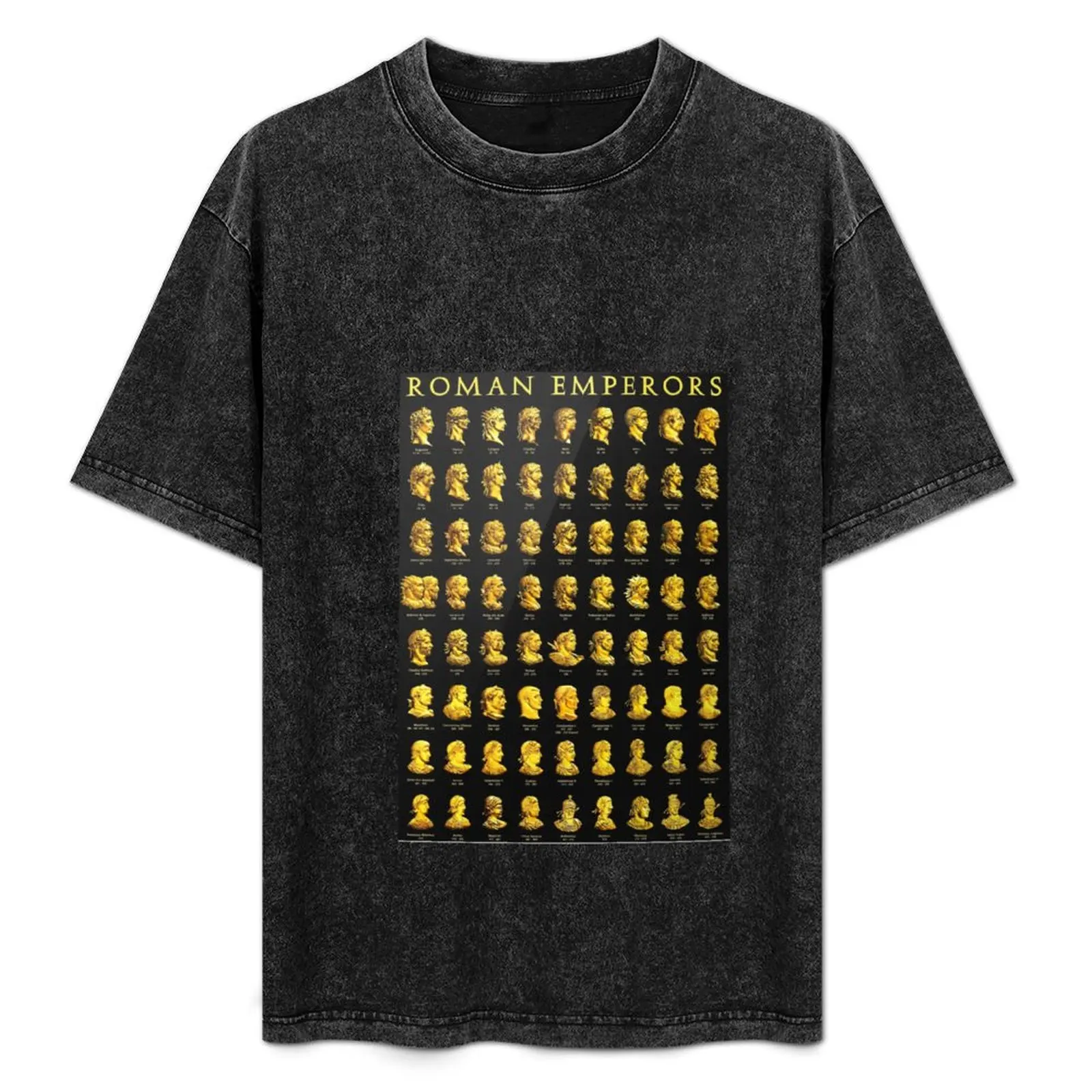 

Roman Emperors Poster T-Shirt vintage heavyweights t shirts men