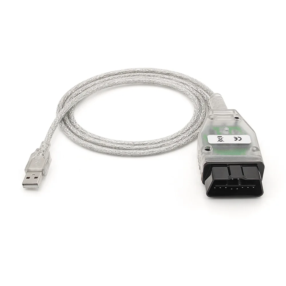 OBD2 Car Connector Code Diagnostic Interface Tool For INPA BMW E Chassis K DCAN With Switch For BMW K+CAN K-Line FTDI FT232 Chip