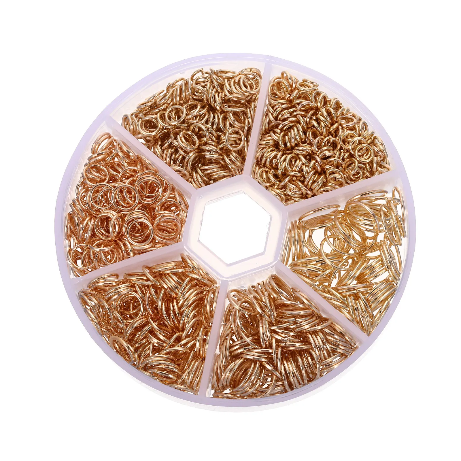 

Stainless Steel Jump Rings Jewelry Making Supplies Open Jump Rings for Necklace Clasp Bracelet DIY Craft Repair Kit