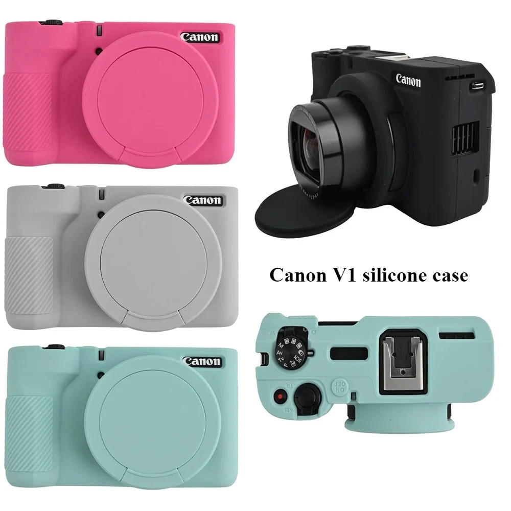 V1 Camera Soft Silicone Case for Canon PowerShot V1 Rubber Cover Skin