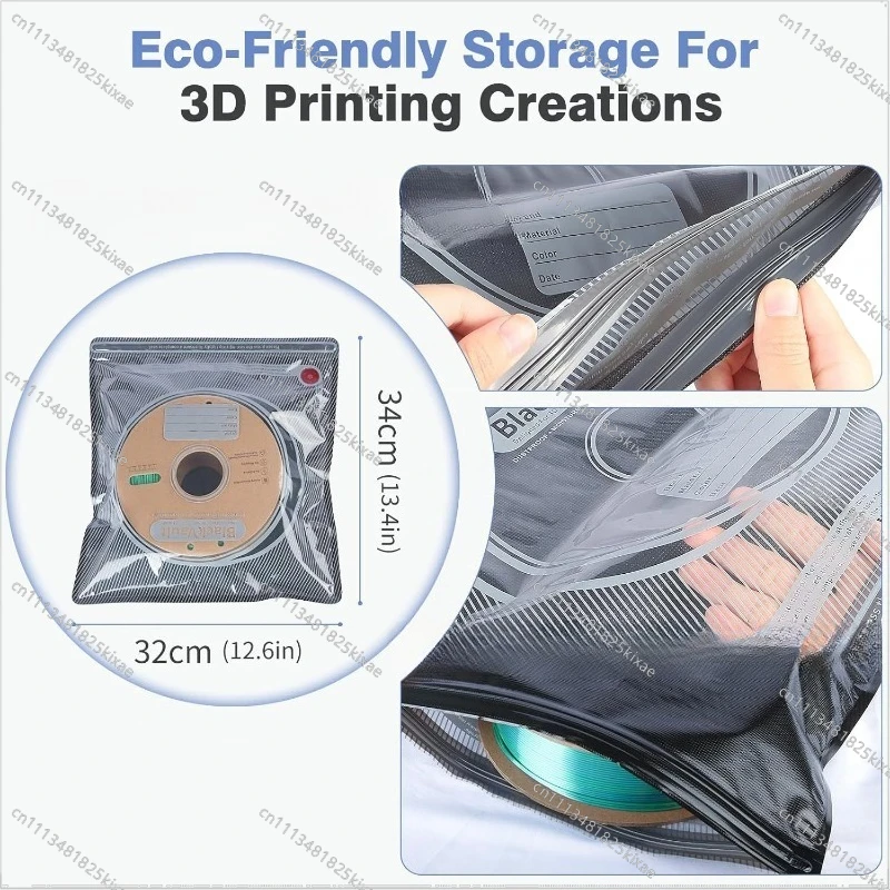 For Lightproof Vacuum Storage Kit with USB Pump 3D Printer Filament Vacuum Sealed Pouch To Keep Dry