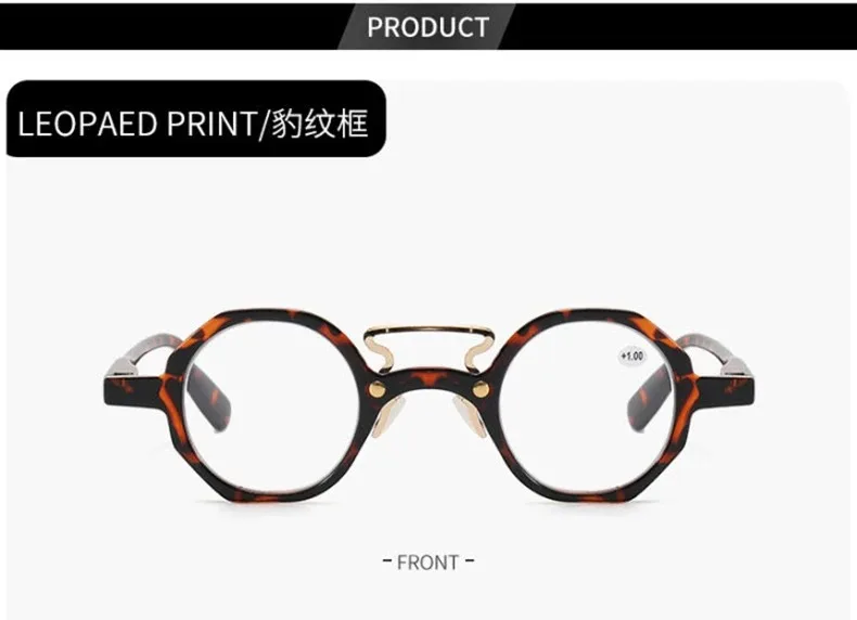 Blaulichtblockierende Lesebrille für Mann und Frau, Retro-Presbyopie-Brille mit rundem Rahmen zum Lesen, 1,0 1,5 2,0 2,5 3,0 3,5 – Detail 10