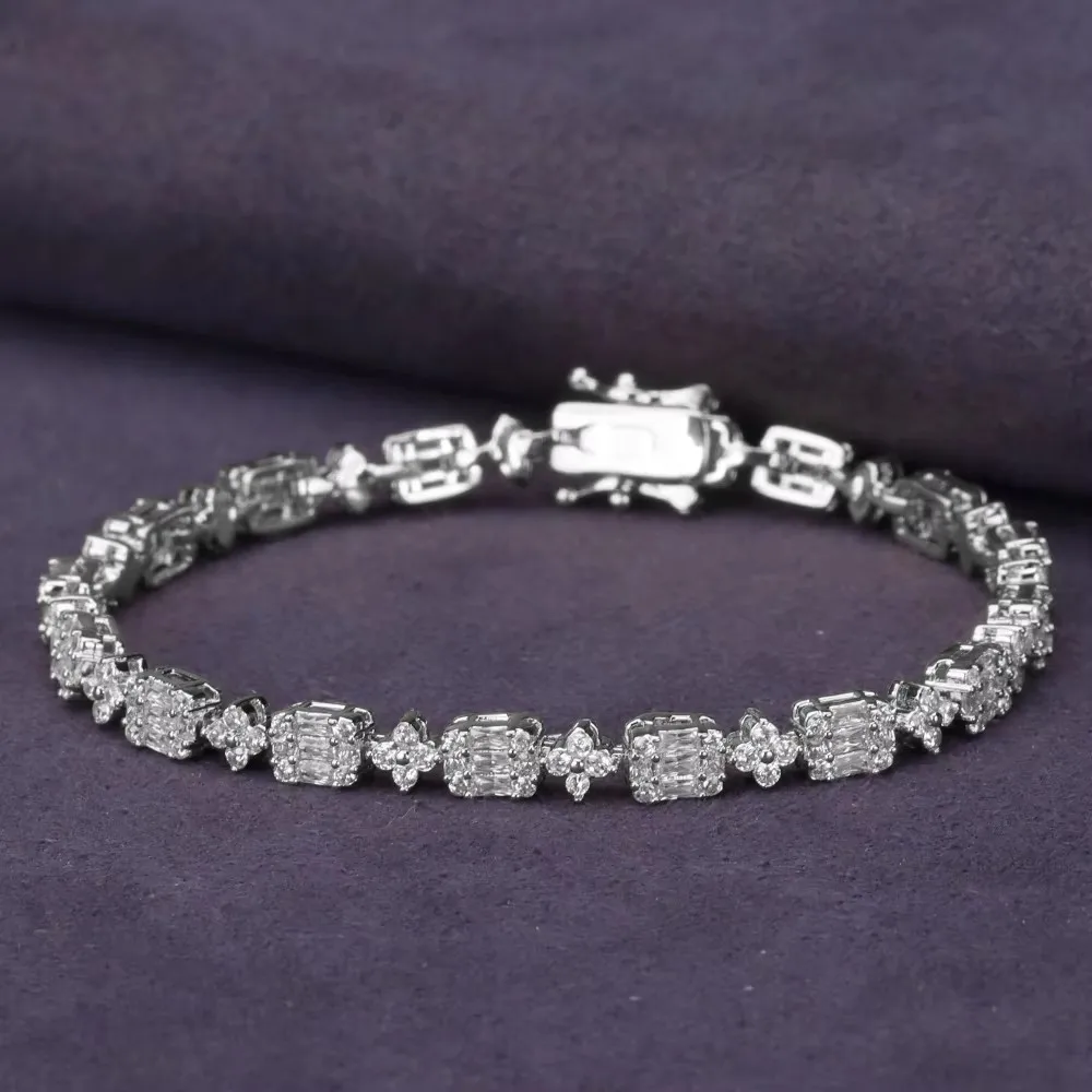 

JEWEL Luxury Cubic Zirconia Bangle CZ Jewelry For Women Wedding Cubic Zircon Crystal Dubai Bridal Jewelry Birthday Gift