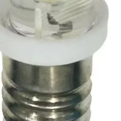 

1pcs Long-Lasting 0.5W E10 LED Bulb DC 3V/4.5V/6V 6000K Color Temperature White Light Color 180° Beam Angle Camping Equipment
