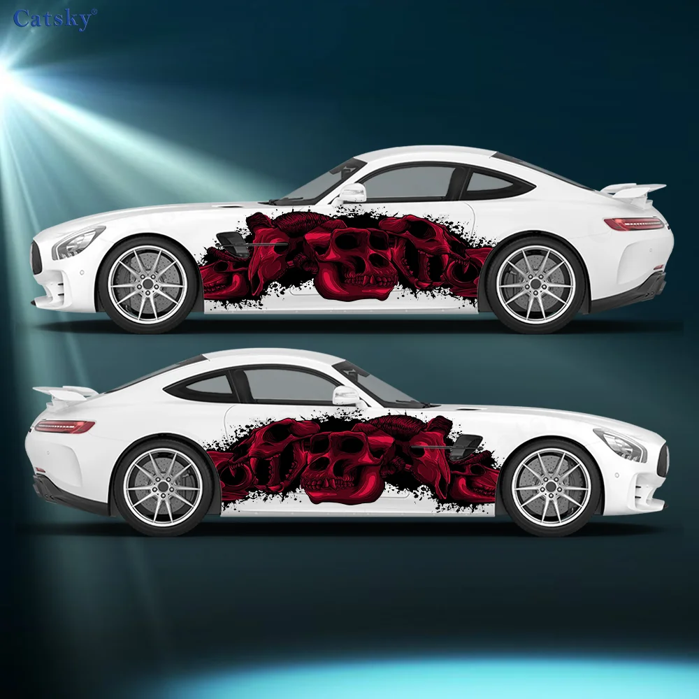 

Красочные виниловые наклейки с черепом животного, самоклеящаяся наклейка из ПВХ, подходит для грузовиков, внедорожников, украшения, автоаксессуары, подарок